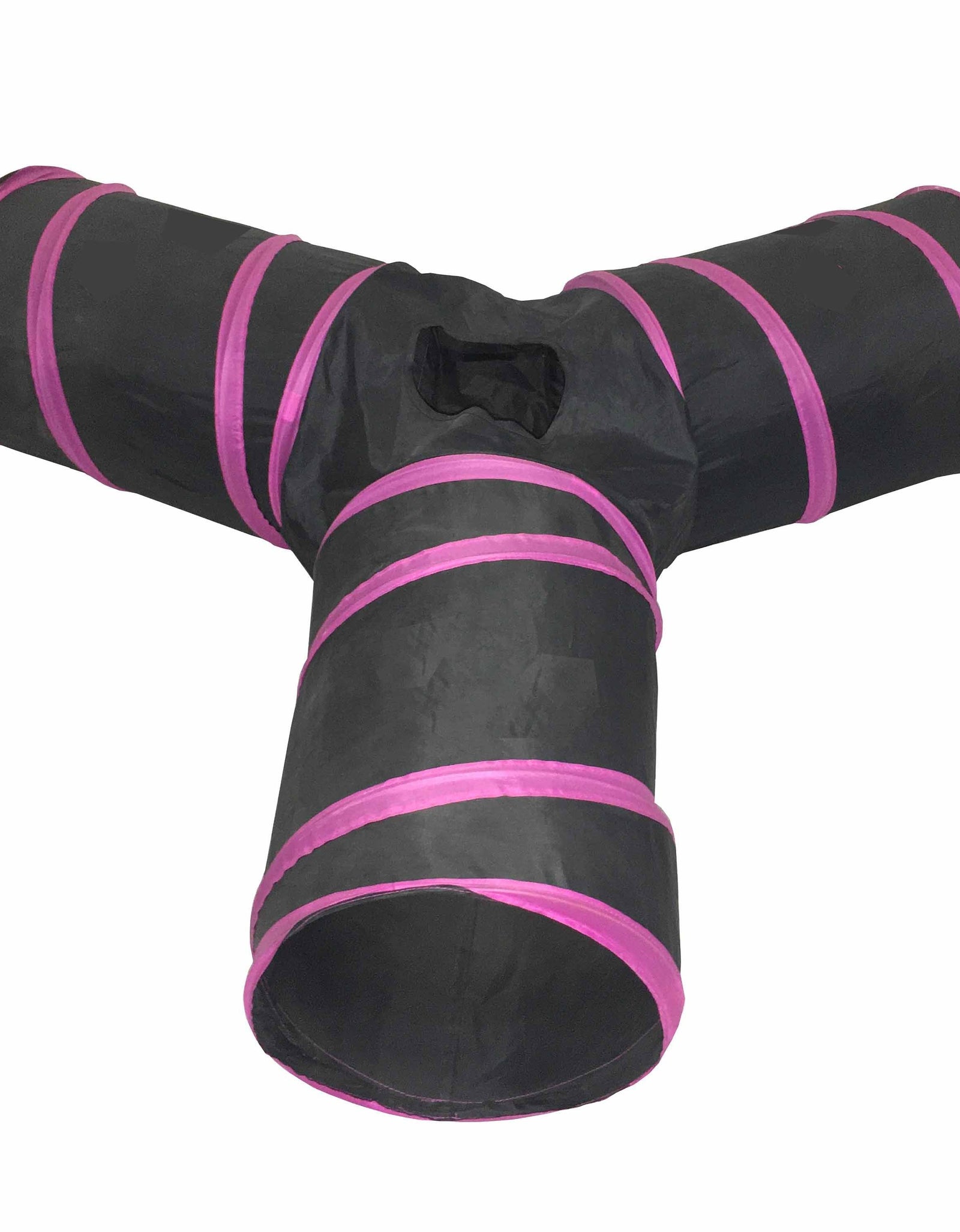 Pet Life ® 'Kitting-Go-Seek' Collapsible Folding Travel 3-way Kitty Cat Tunnel