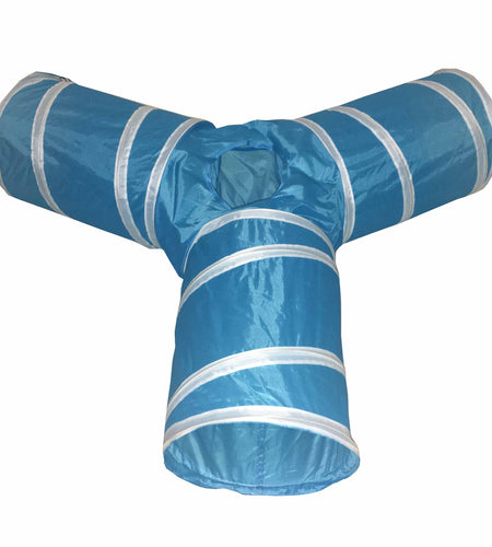 Pet Life ® 'Kitting-Go-Seek' Collapsible Folding Travel 3-way Kitty Cat Tunnel
