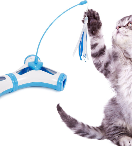 Pet Life ® 'Kitty-Tease' Interactive Teaser Kitty Cat Puzzle Toy