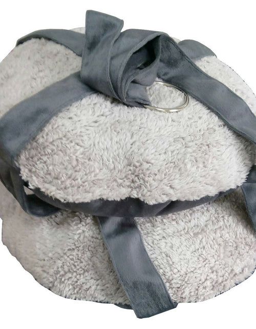 Load image into Gallery viewer, Pet Life ® 'Kittyhaus' Dual-Lounge Hanging Relaxing Kitty Cat Pillow Bed Hammock Lounger
