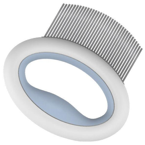 Load image into Gallery viewer, Pet Life ® 'Knuckler' Handheld Travel Flexible Grooming Pet Rake Comb
