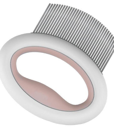 Pet Life ® 'Knuckler' Handheld Travel Flexible Grooming Pet Rake Comb