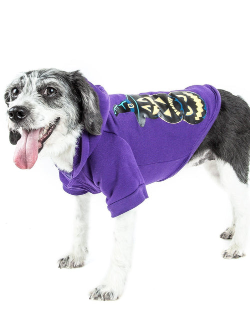 Load image into Gallery viewer, Pet Life ® LED Lighting Halloween Happy Snowman Hooded Dog Costume Sweater w/ Included Batteries
