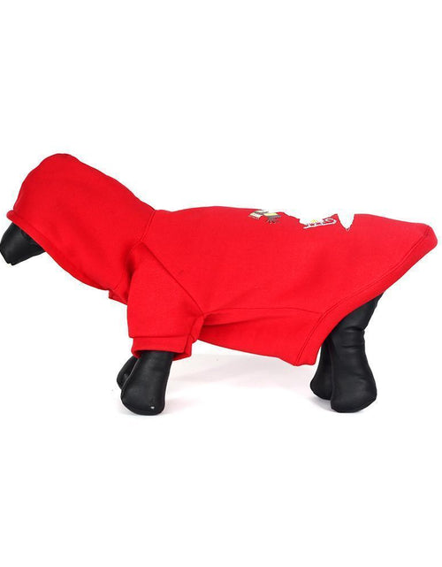Load image into Gallery viewer, Pet Life ® LED Lighting Holiday Snowman Hooded dog Costume Sweater w/ Included Batteries
