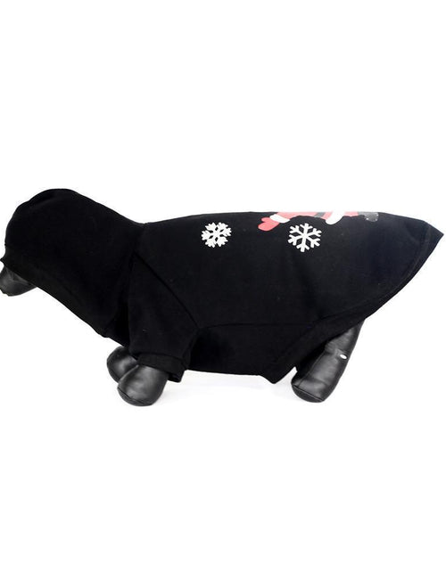 Load image into Gallery viewer, Pet Life ® LED Lighting 'Juggling Santa' Hooded Dog Costume Sweater w/ Included Batteries
