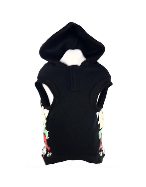 Load image into Gallery viewer, Pet Life ® LED Lighting Patterned Holiday Hooded Dog Costume Sweater w/ Included Batteries
