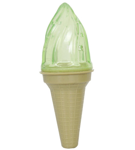 Pet Life ® 'Lick & Gnaw' Ice Cream Cone Freezable and Chewable Tossing Waterproof Floating Pet Dog Toy w/ Insertable Treat pocket