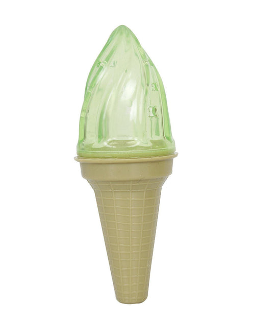Load image into Gallery viewer, Pet Life ® 'Lick &amp; Gnaw' Ice Cream Cone Freezable and Chewable Tossing Waterproof Floating Pet Dog Toy w/ Insertable Treat pocket
