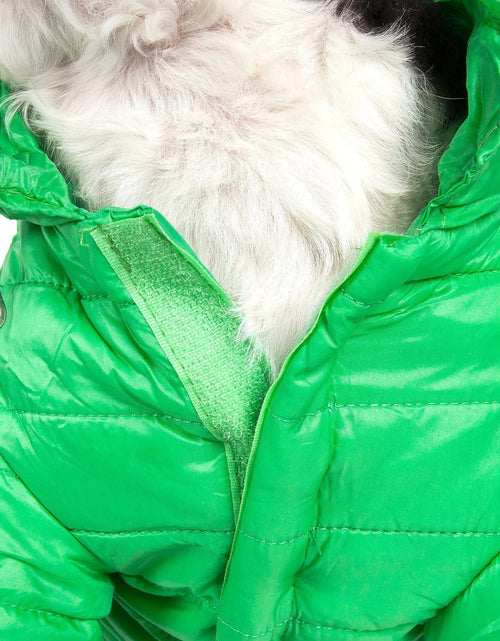 Load image into Gallery viewer, Pet Life ® Lightweight Adjustable and Collapsible 'Sporty Avalanche' Dog Coat w/ Pop-out Zippered Hood
