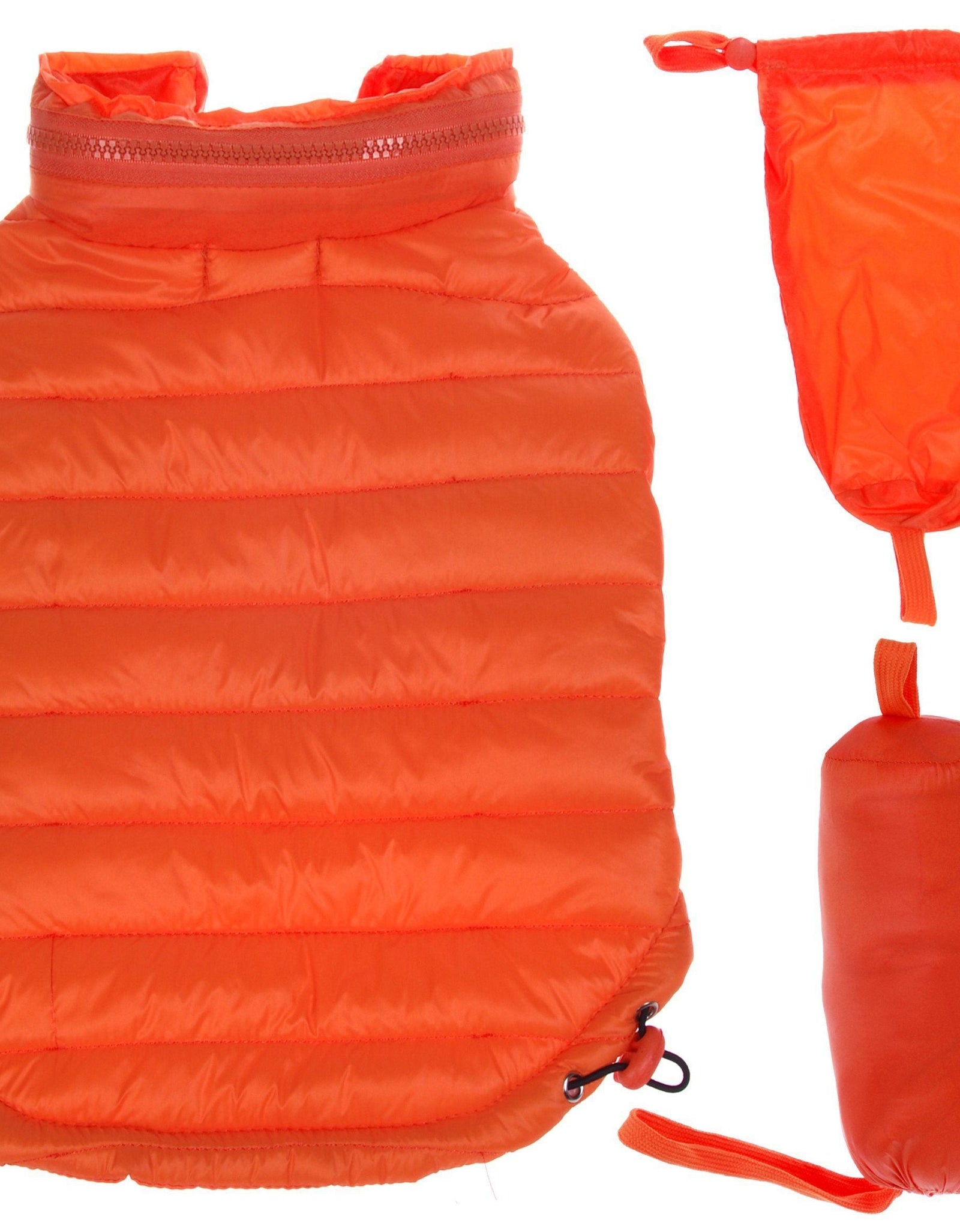 Pet Life ® Lightweight Adjustable and Collapsible 'Sporty Avalanche' Dog Coat w/ Pop-out Zippered Hood