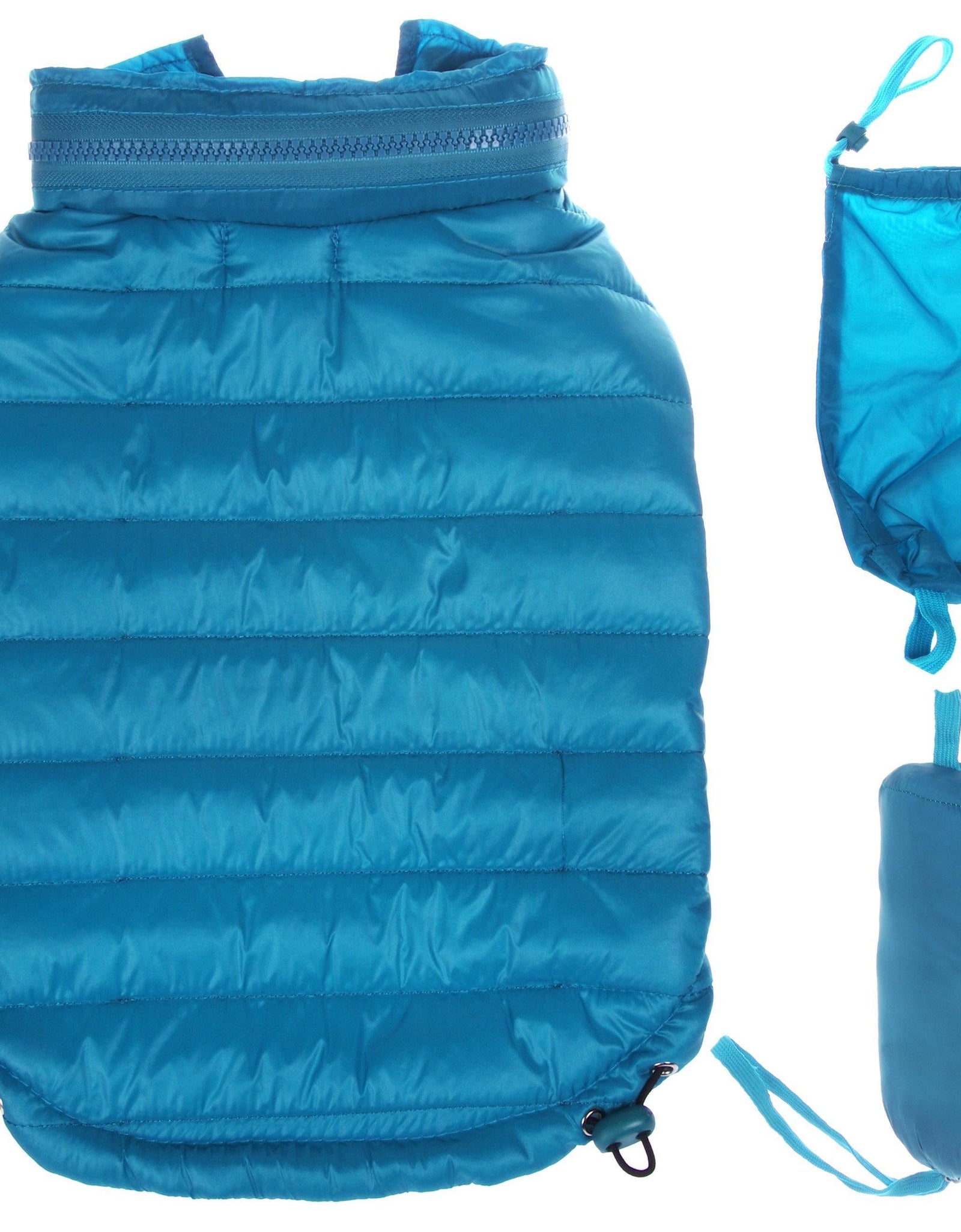Pet Life ® Lightweight Adjustable and Collapsible 'Sporty Avalanche' Dog Coat w/ Pop-out Zippered Hood