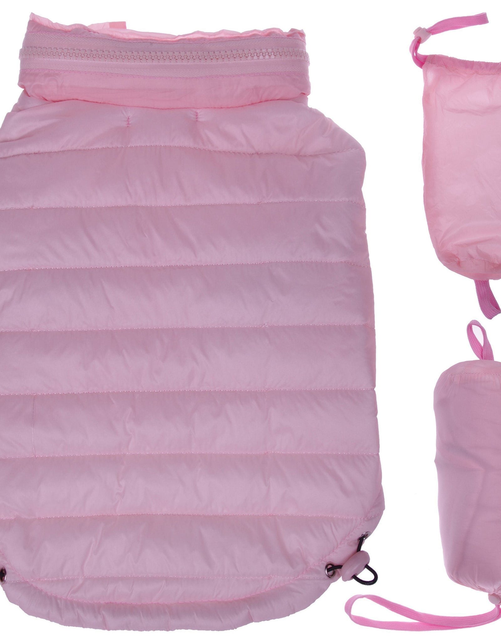 Pet Life ® Lightweight Adjustable and Collapsible 'Sporty Avalanche' Dog Coat w/ Pop-out Zippered Hood