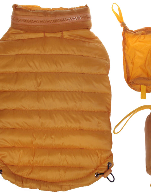 Load image into Gallery viewer, Pet Life ® Lightweight Adjustable and Collapsible 'Sporty Avalanche' Dog Coat w/ Pop-out Zippered Hood
