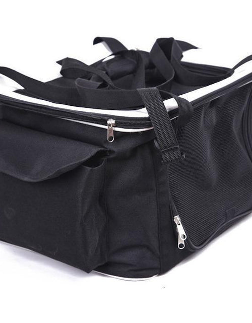 Load image into Gallery viewer, Pet Life ® Lightweight Collapsible Safety Travel Wire Folding Pet Dog Car Seat Carseat Carrier Crate
