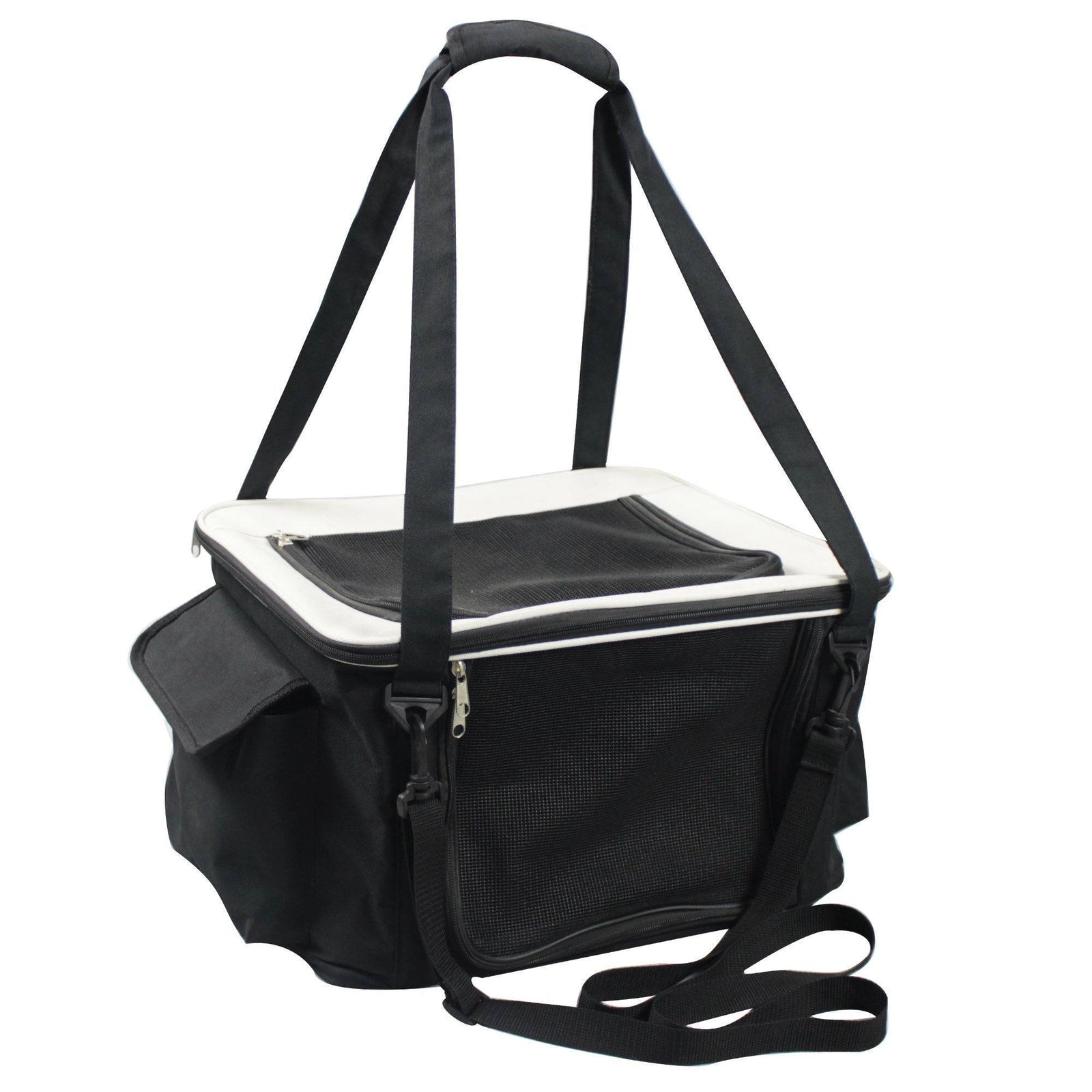 Pet Life ® Lightweight Collapsible Safety Travel Wire Folding Pet Dog Car Seat Carseat Carrier Crate
