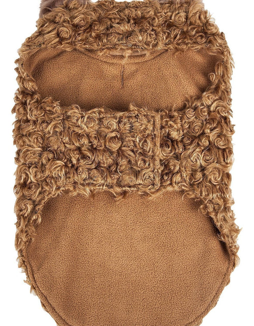 Load image into Gallery viewer, Pet Life ® Luxe 'Furpaw' Shaggy Elegant Fashion Designer Fur Dog Coat
