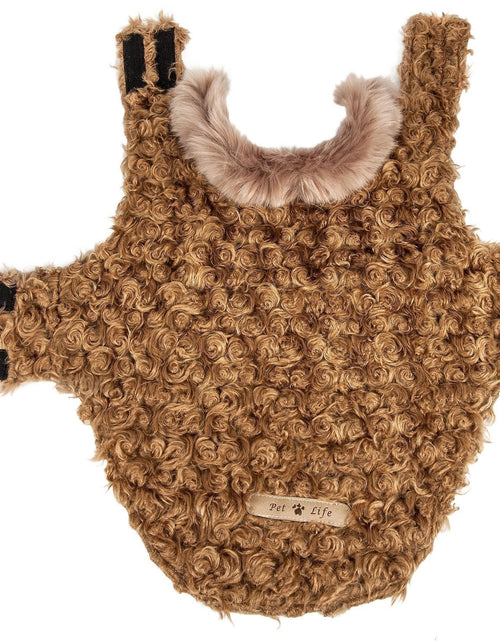 Load image into Gallery viewer, Pet Life ® Luxe 'Furpaw' Shaggy Elegant Fashion Designer Fur Dog Coat
