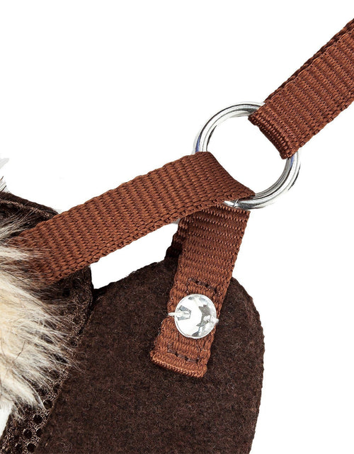 Load image into Gallery viewer, Pet Life ® Luxe 'Furracious' 2-In-1 Adjustable Dog Harness and Leash with Detachable Fur Collar
