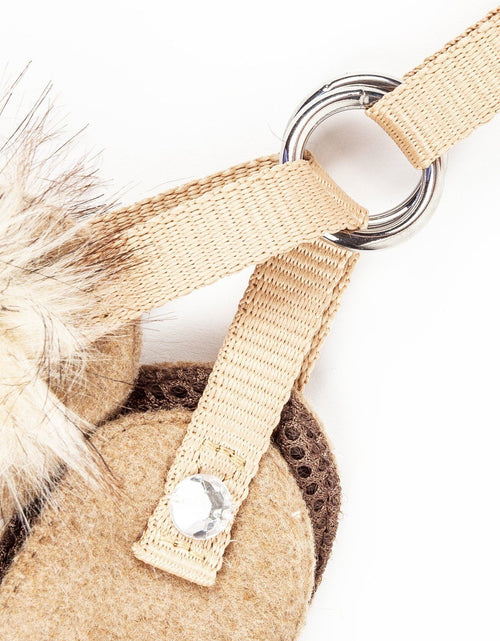 Load image into Gallery viewer, Pet Life ® Luxe 'Furracious' 2-In-1 Adjustable Dog Harness and Leash with Detachable Fur Collar

