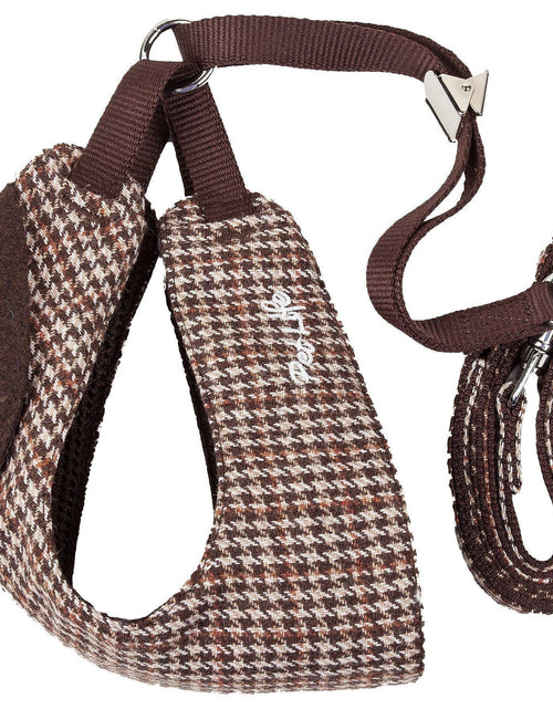 Load image into Gallery viewer, Pet Life ®  Luxe 'Houndsome' 2-In-1 Adjustable Designer Dog Harness and Leash
