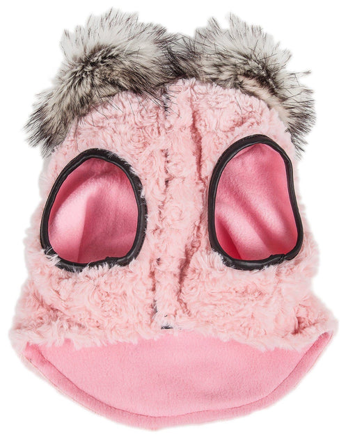 Load image into Gallery viewer, Pet Life ®  Luxe 'Pinkachew' Charming Fashion Mink Fur Dog Coat
