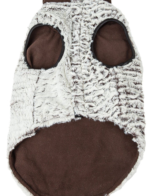 Load image into Gallery viewer, Pet Life ® Luxe 'Purrlage' Pelage Designer Fashion Fur Dog Coat
