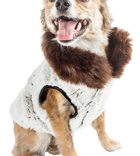 Pet Life ® Luxe 'Purrlage' Pelage Designer Fashion Fur Dog Coat