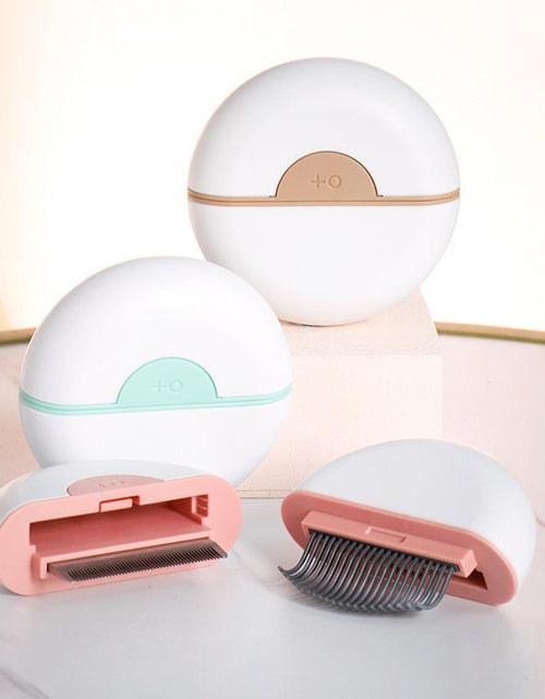 Load image into Gallery viewer, Pet Life ® 'LYNX' 2-in-1 Travel Connecting Grooming Pet Comb and Deshedder

