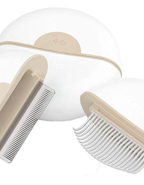 Load image into Gallery viewer, Pet Life ® 'LYNX' 2-in-1 Travel Connecting Grooming Pet Comb and Deshedder
