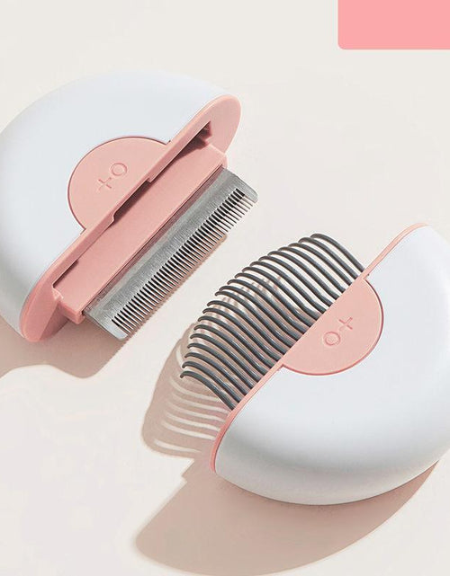 Load image into Gallery viewer, Pet Life ® 'LYNX' 2-in-1 Travel Connecting Grooming Pet Comb and Deshedder
