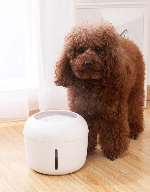 Load image into Gallery viewer, Pet Life ® 'Moda-Pure' Ultra-Quite Filtered Dog and Cat Fountain Waterer
