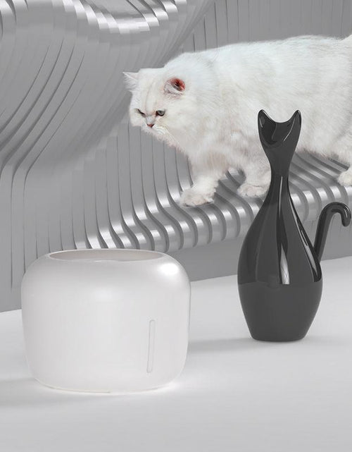 Load image into Gallery viewer, Pet Life ® 'Moda-Pure' Ultra-Quite Filtered Dog and Cat Fountain Waterer
