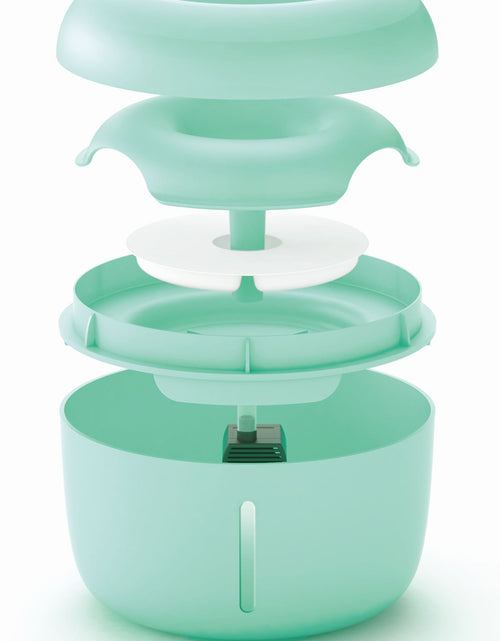 Load image into Gallery viewer, Pet Life ® 'Moda-Pure' Ultra-Quite Filtered Dog and Cat Fountain Waterer
