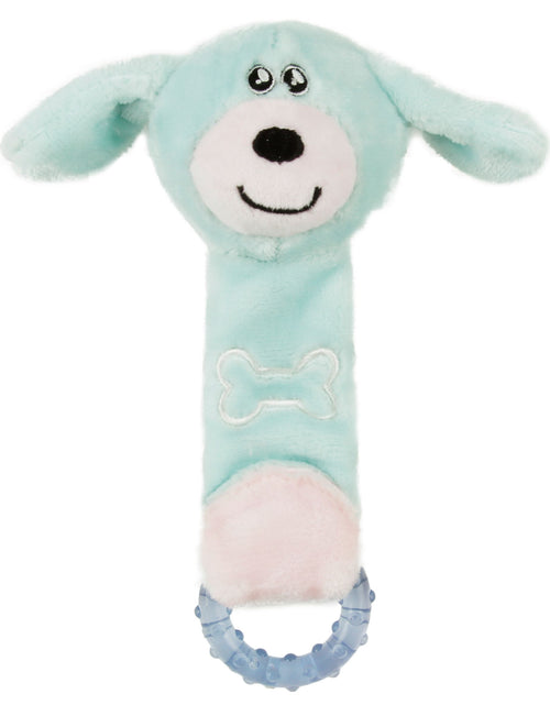 Load image into Gallery viewer, Pet Life ® Moo-Born' Plush and Rubber Squeaking Newborn Teething Cat and Dog Toy
