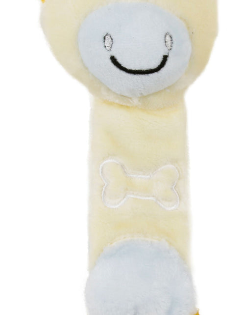 Load image into Gallery viewer, Pet Life ® Moo-Born' Plush Squeaky and Crinkle Newborn Rubber Teething Cat and Dog Toy
