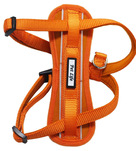 Pet Life ® 'Mountaineer' Chest Compressive Adjustable and Reflective Easy Pull Pet Dog Harness