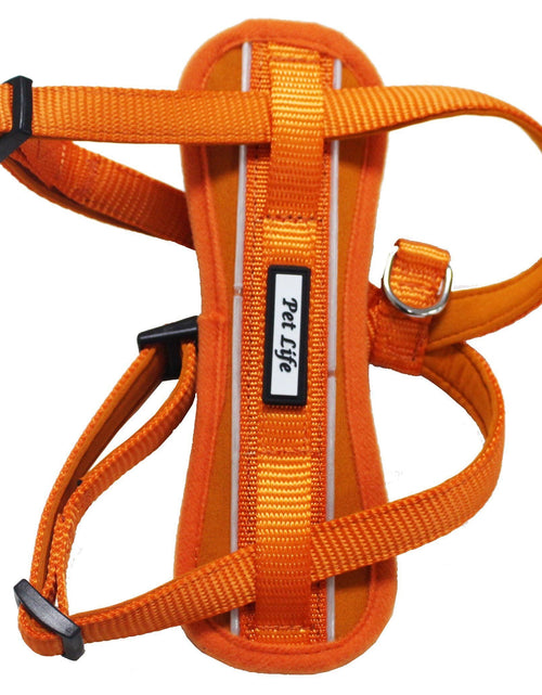 Load image into Gallery viewer, Pet Life ® 'Mountaineer' Chest Compressive Adjustable and Reflective Easy Pull Pet Dog Harness
