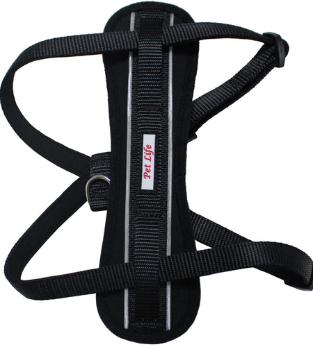 Pet Life ® 'Mountaineer' Chest Compressive Adjustable and Reflective Easy Pull Pet Dog Harness