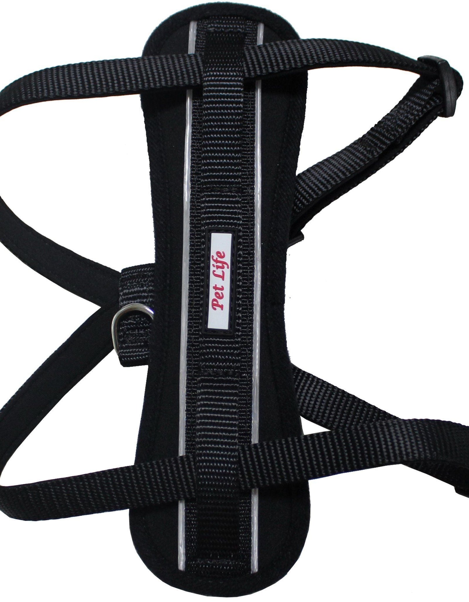 Pet Life ® 'Mountaineer' Chest Compressive Adjustable and Reflective Easy Pull Pet Dog Harness