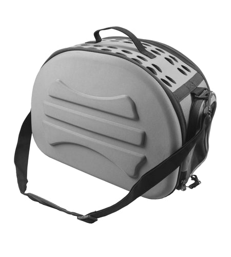 Pet Life ® 'Narrow Shelled' Lightweight Collapsible Military Grade Fashion Designer Travel Pet Dog Carrier Crate