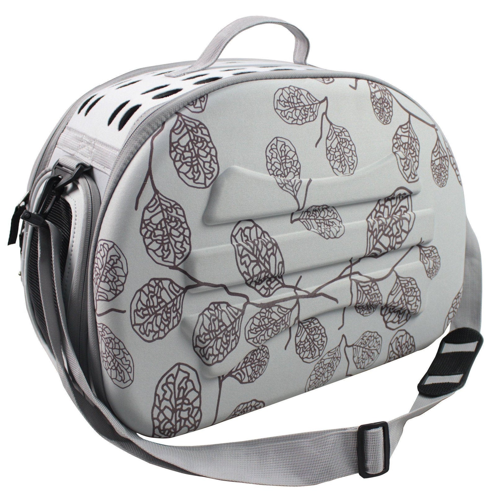 Pet Life ® 'Narrow Shelled' Lightweight Collapsible Military Grade Fashion Designer Travel Pet Dog Carrier Crate