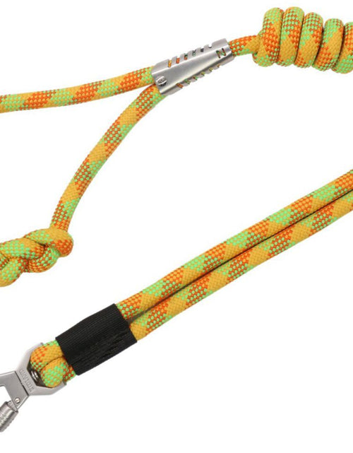 Load image into Gallery viewer, Pet Life ® 'Neo-Craft' Handmade One-Piece Knot-Gripped Training Dog Leash
