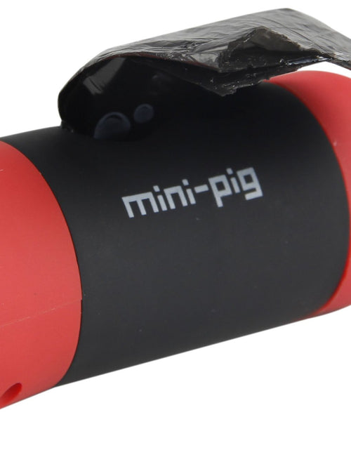 Load image into Gallery viewer, Pet Life ® 'Oink' LED Flashlight and Waste Bag Dispenser
