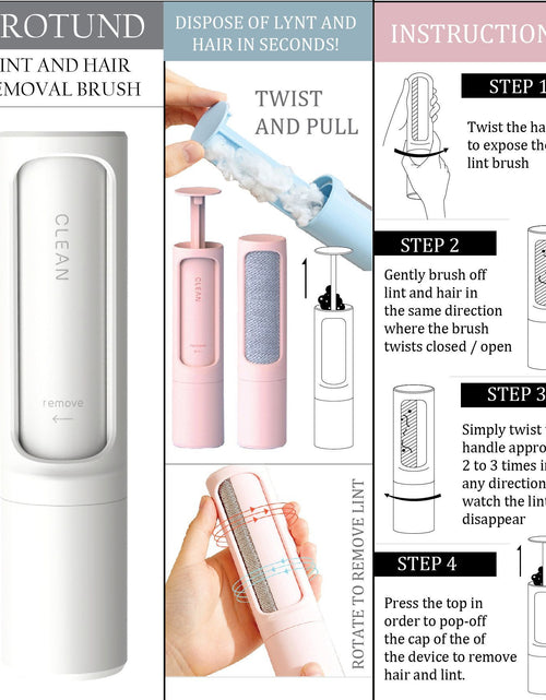 Load image into Gallery viewer, Pet Life ® 'Orotund' Magical Lint and Pet Hair Removal Brush
