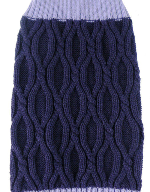 Load image into Gallery viewer, Pet Life ® Oval Weaved Heavy Knitted Fashion Designer Dog Sweater
