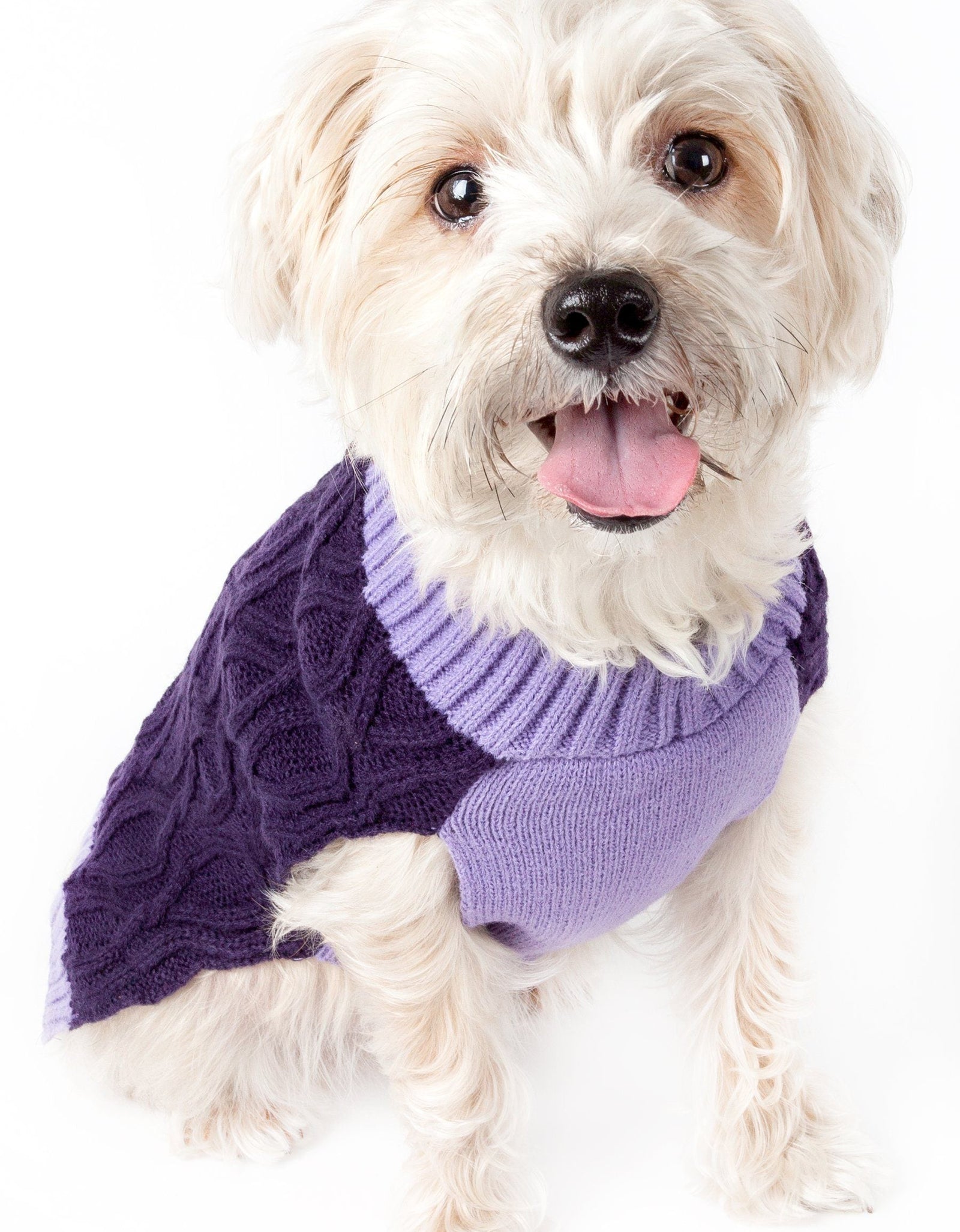 Pet Life ® Oval Weaved Heavy Knitted Fashion Designer Dog Sweater
