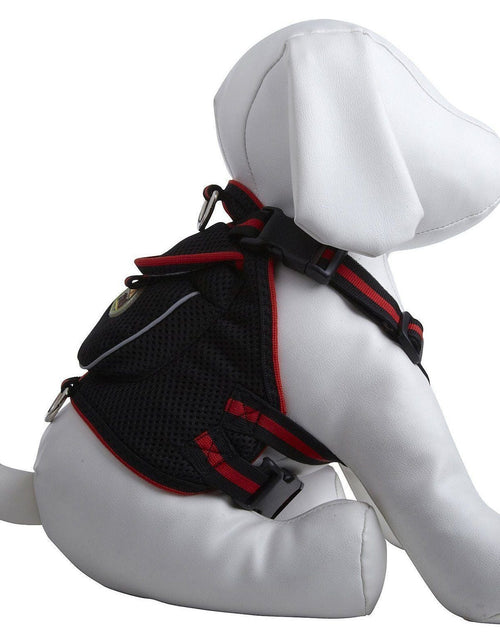 Load image into Gallery viewer, Pet Life ® 'Pocket Bark' Reflective Adjustable Fashion Pet Dog Harness w/ Hook-and-Loop Pouch and Dual Harness Rings
