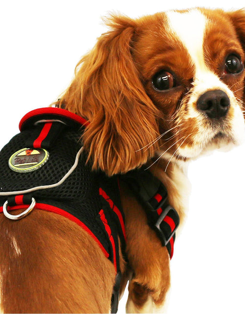 Load image into Gallery viewer, Pet Life ® 'Pocket Bark' Reflective Adjustable Fashion Pet Dog Harness w/ Hook-and-Loop Pouch and Dual Harness Rings
