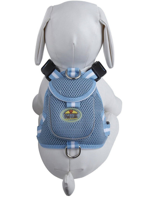 Load image into Gallery viewer, Pet Life ® 'Pocket Bark' Reflective Adjustable Fashion Pet Dog Harness w/ Hook-and-Loop Pouch and Dual Harness Rings
