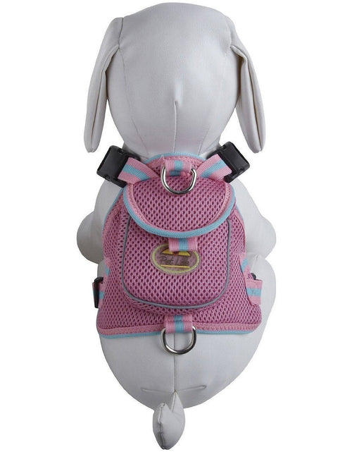 Load image into Gallery viewer, Pet Life ® 'Pocket Bark' Reflective Adjustable Fashion Pet Dog Harness w/ Hook-and-Loop Pouch and Dual Harness Rings
